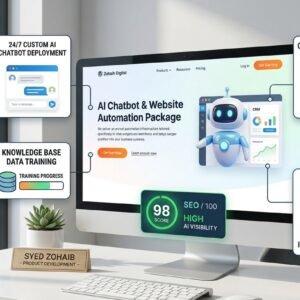 AI Chatbot Website Automation Package Zohaib Digital