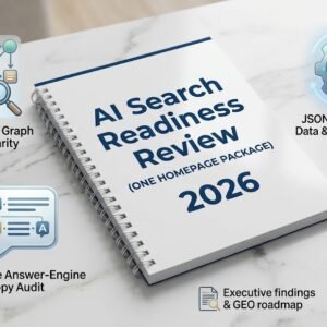 AI Search Readiness Review One Homepage Package 2026