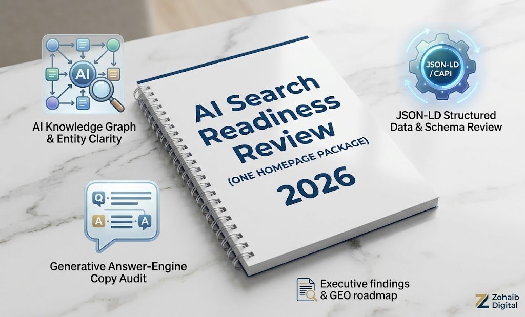AI Search Readiness Review One Homepage Package 2026 1 AI Search Readiness Review One Homepage Package 2026