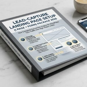 aLead-Capture Landing Page Setup 1 Page + Form Package 2026