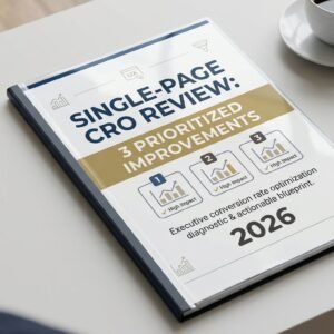Single-Page CRO Review 3 Prioritized Improvements 2026