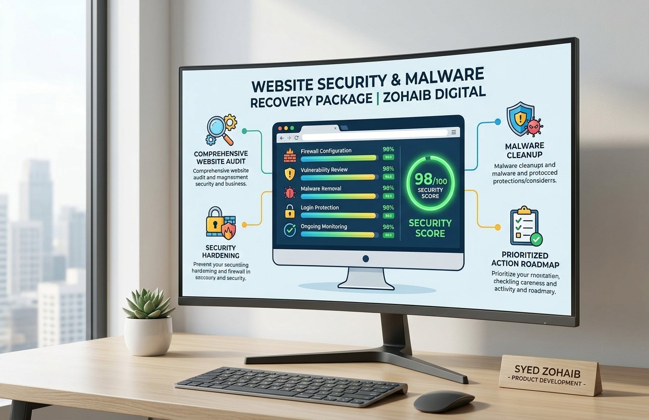 WordPress Malware Scan & Cleanup Single Site Package 2026 1 Website Security & Malware Recovery Package