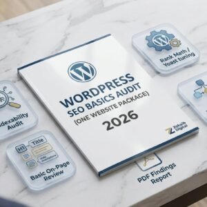 WordPress SEO Basics Audit One Website Package 2026