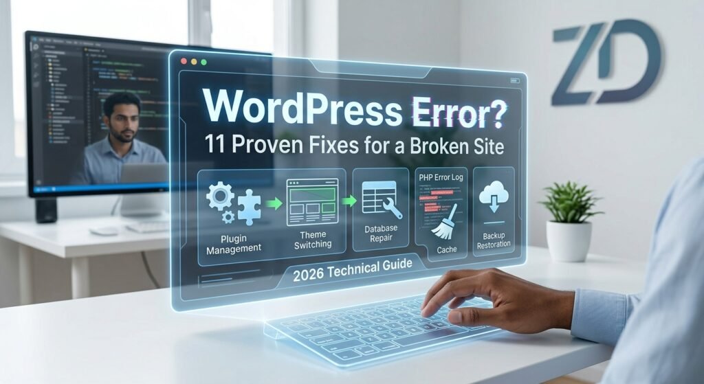 WordPress Error? 11 Proven Fixes for a Broken Site (2026) 5 WordPress Error 11 Proven Fixes for a Broken Site (2026)